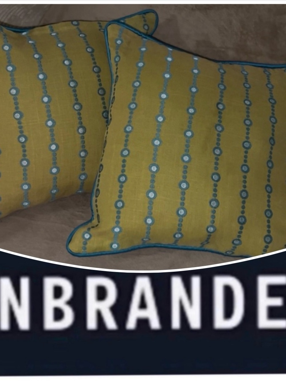 UNBRANDED Silk Embroidered Cotton Decorative Accent Pillow Covers